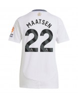 Aston Villa Ian Maatsen #22 Bortedrakt Dame 2024-25 Korte ermer